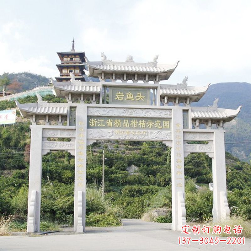 山西精美的牌楼雕塑,象征着一种贵族文化