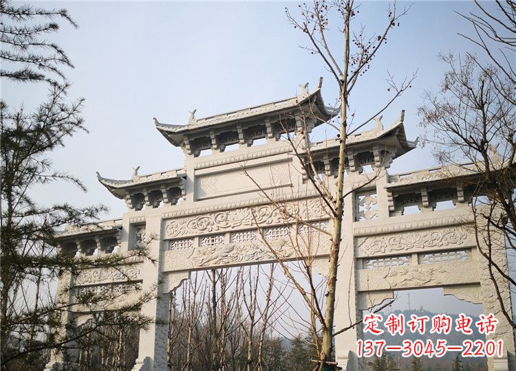 山西定制高品质牌坊雕塑