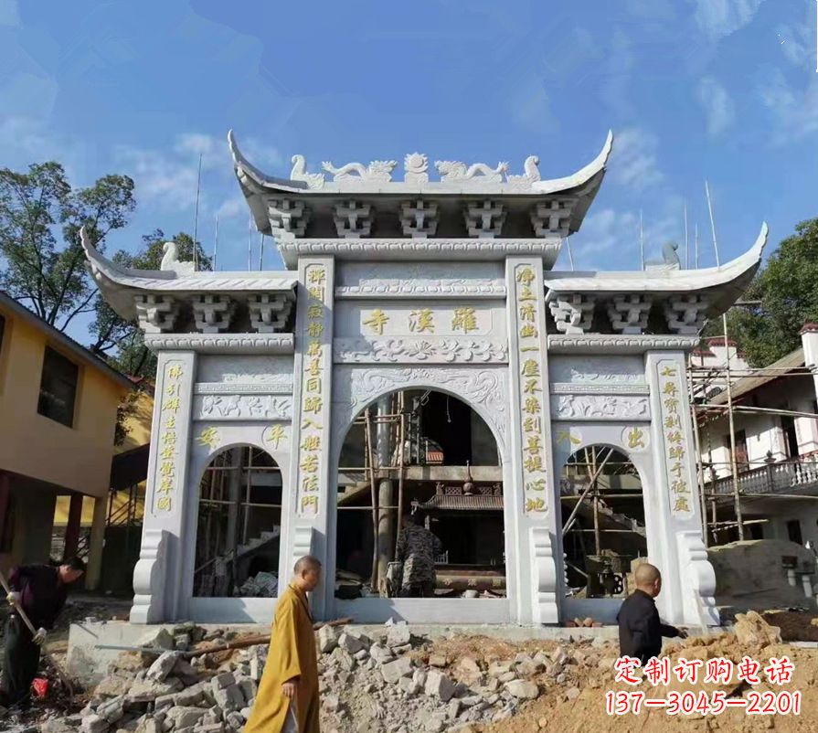 山西西安中领雕塑:高端定制牌坊雕塑