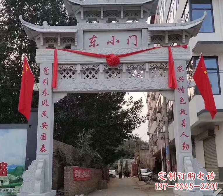 山西精美锻铸牌楼雕塑,展现独特艺术魅力
