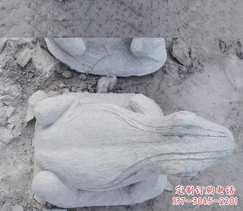 山西石雕青蛙雕塑