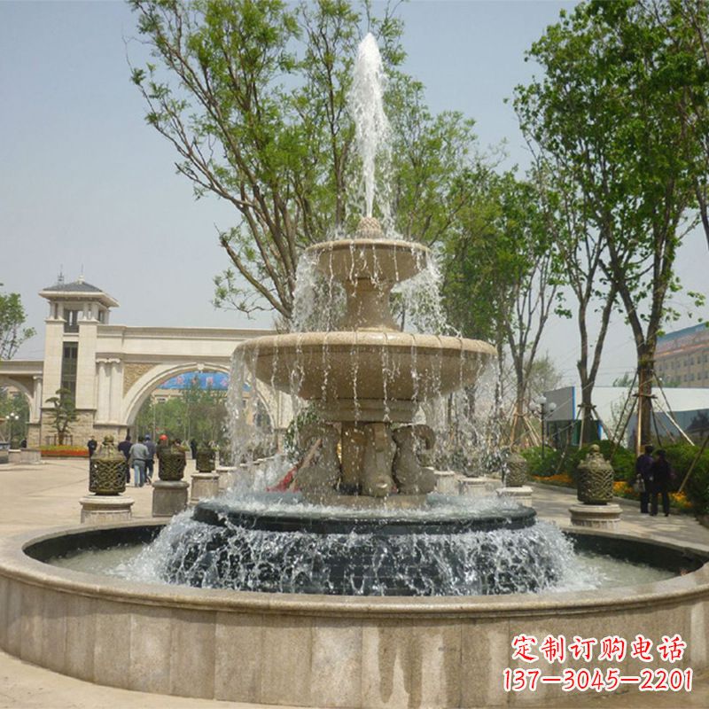 山西石雕音乐喷泉