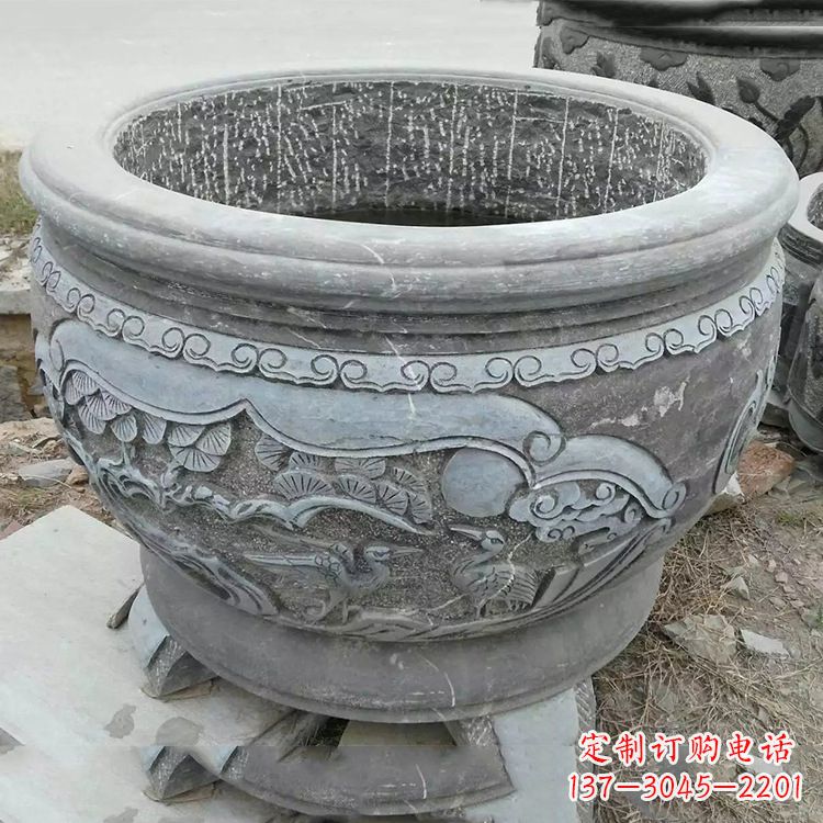 山西石刻园林鱼缸