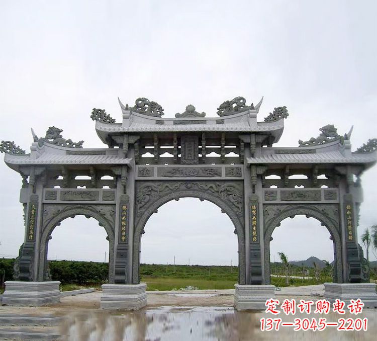 山西石牌坊 楼