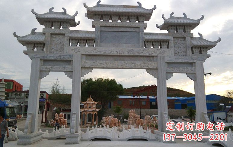 山西石牌坊雕刻