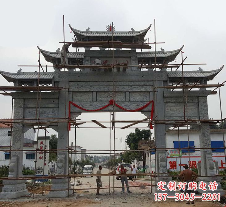 山西石牌坊雕塑
