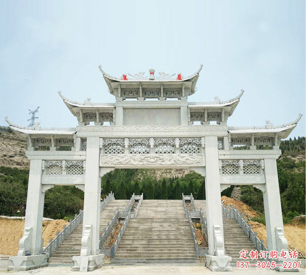 山西石牌坊图片