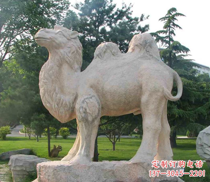 山西石头骆驼雕塑