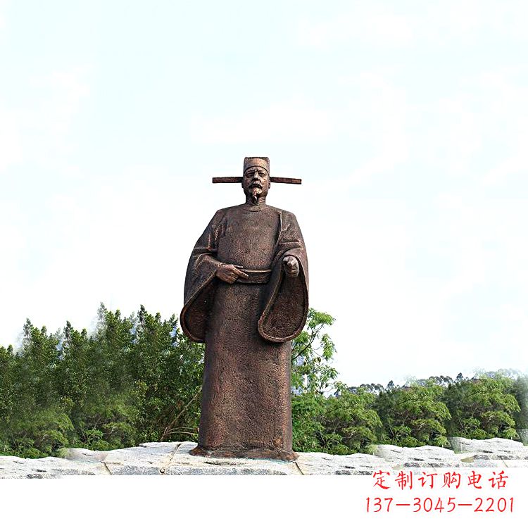 山西世界法医学鼻祖纯铜宋慈公园景区终归历史名人雕像