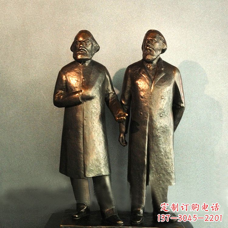 山西世纪伟人马克思和恩格斯雕塑