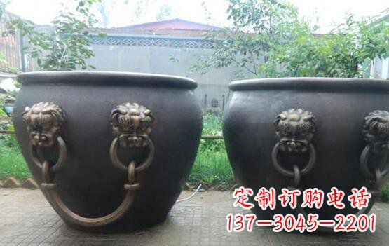 山西水缸寺庙景观铜雕