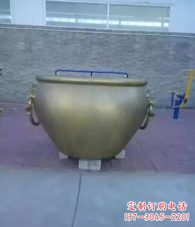 山西水缸铜雕塑
