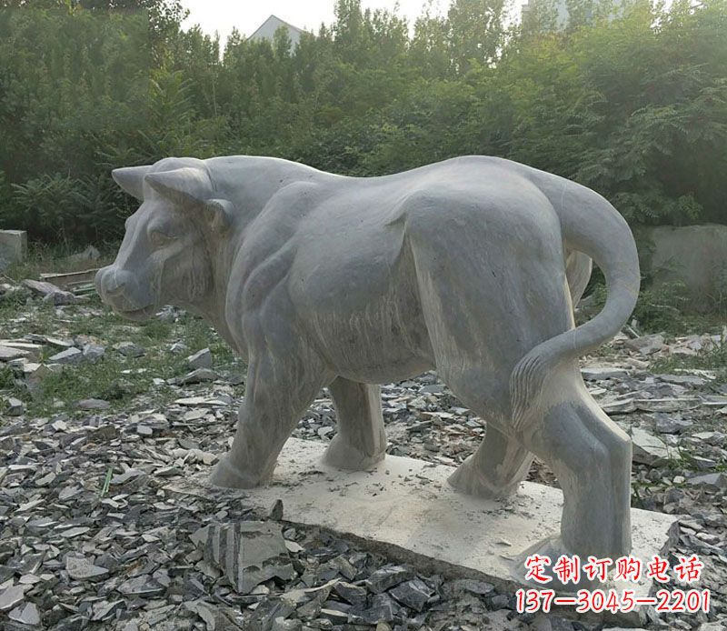 山西水牛雕公园动物雕塑
