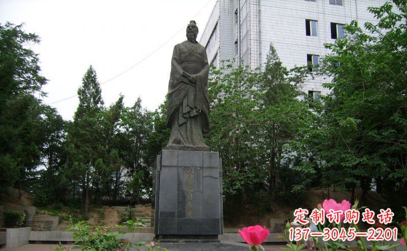 山西司马迁古代名人铜雕