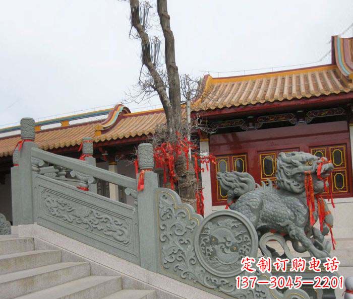山西寺庙景观仿古石栏板