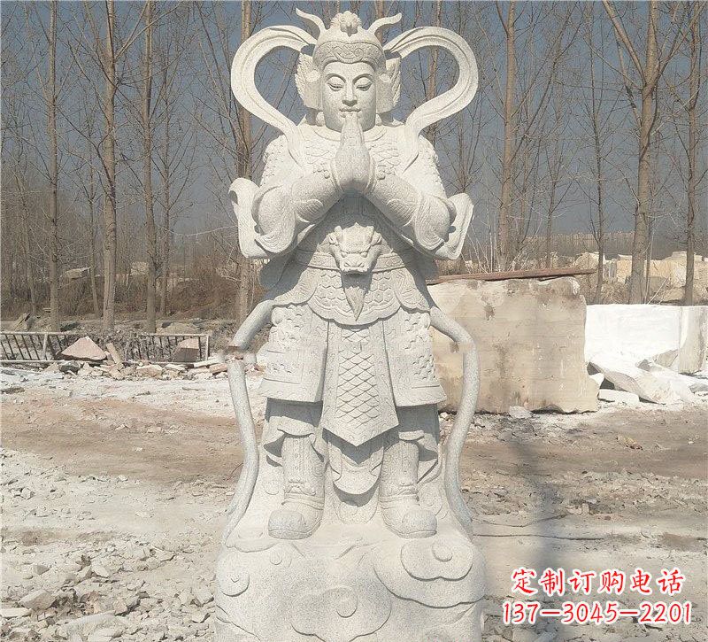 山西寺庙韦陀菩萨雕塑