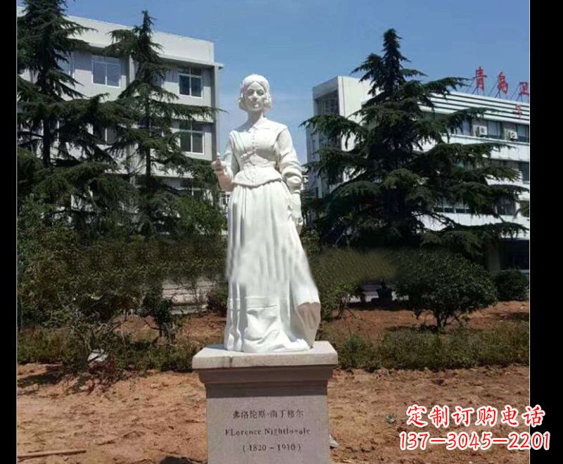 山西提灯天使弗洛伦斯·南丁格尔石雕 (3)