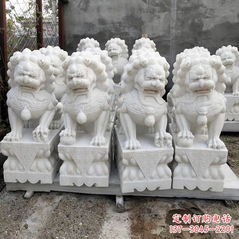 山西天安门狮子雕塑