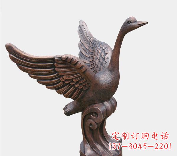 山西天鹅锻铜雕塑