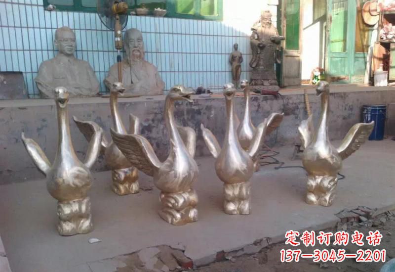 山西天鹅喷泉雕塑