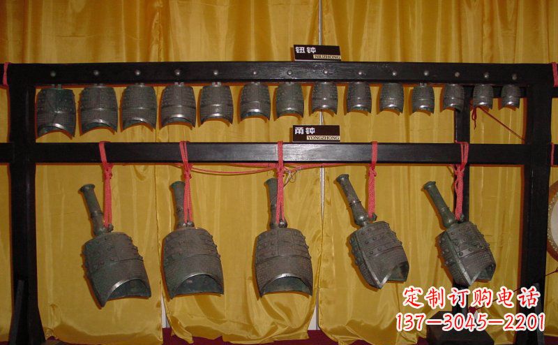 山西铜编钟古代乐器雕塑