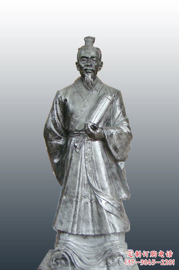 山西铜雕扁鹊古代名医雕塑