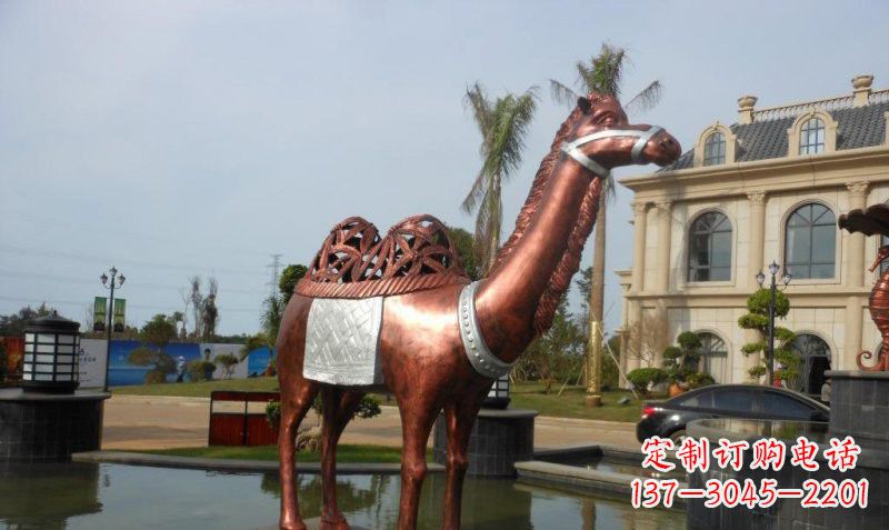 山西铜雕抽象骆驼