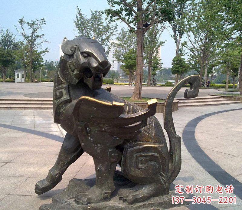 山西铜雕抽象十二生肖
