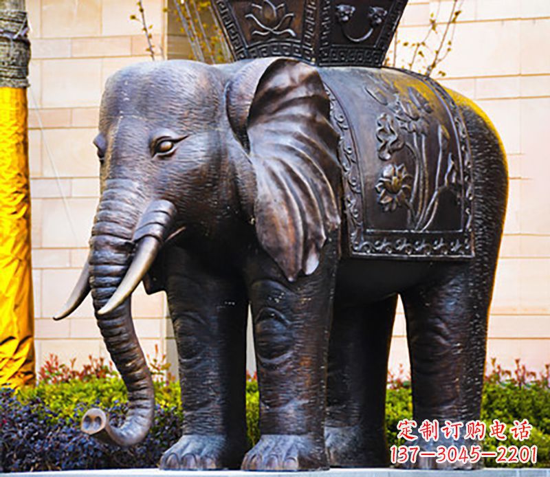 山西铜雕大象