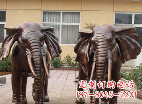 山西铜雕大象222