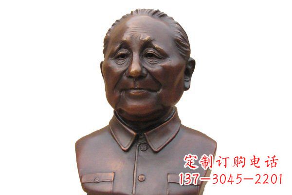 山西铜雕邓小平头像