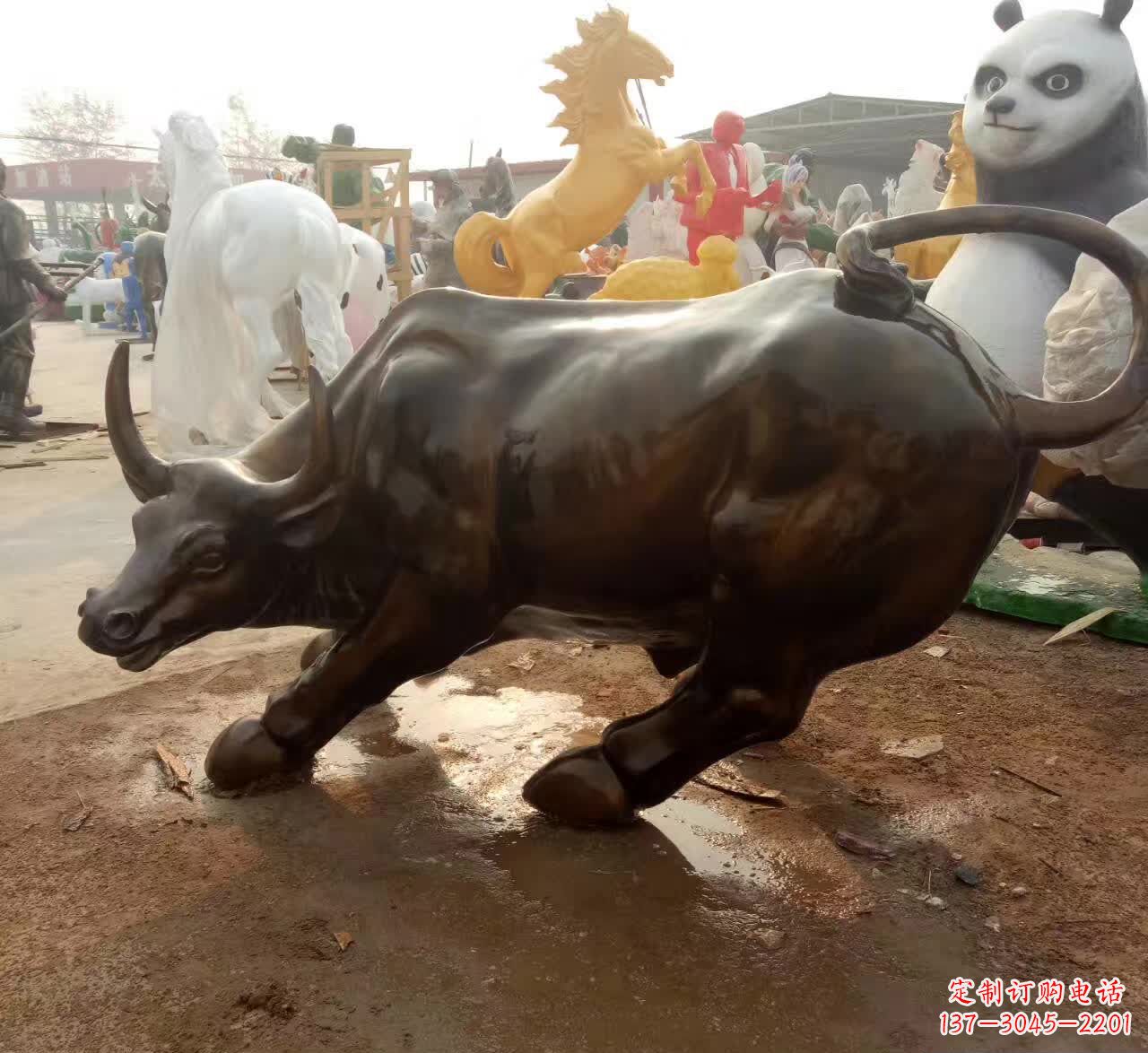 山西铜雕动物牛