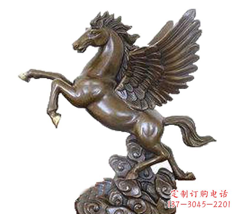山西铜雕飞黄腾达飞马