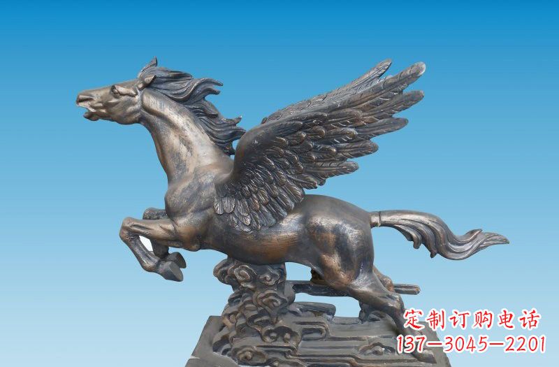 山西铜雕飞马222