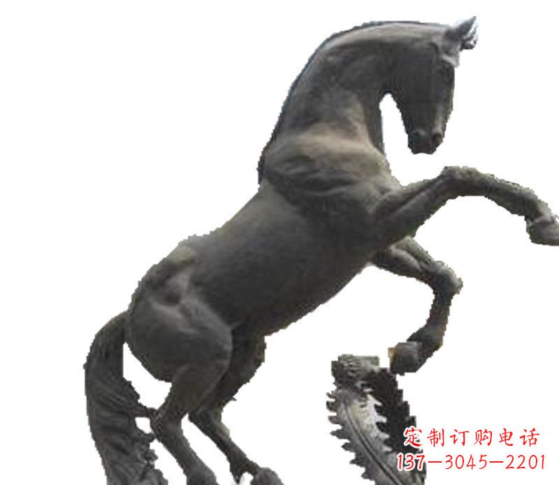 山西铜雕广场街道景观摆件动物马雕塑