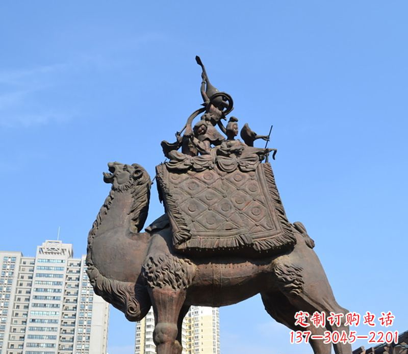 山西铜雕骆驼