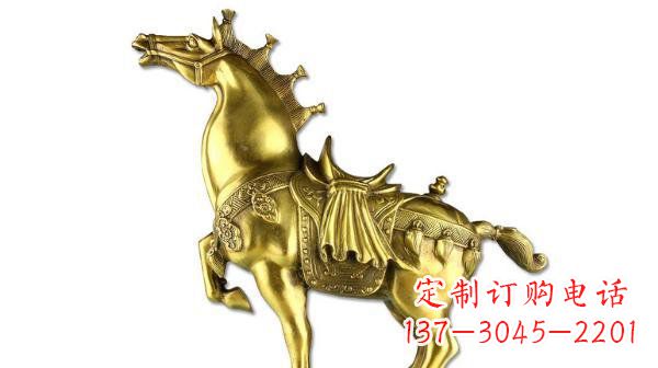 山西铜雕马公园动物雕塑