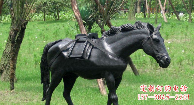 山西铜雕马公园动物雕塑 (2)
