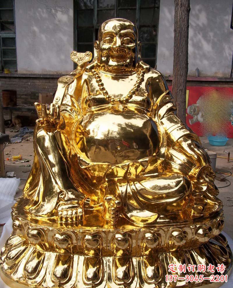 山西铜雕弥勒佛