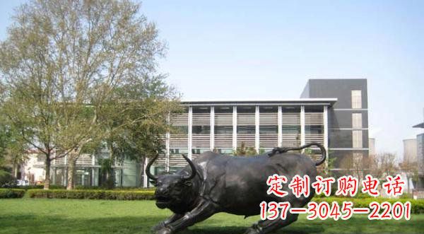 山西铜雕牛公园动物雕塑 (2)