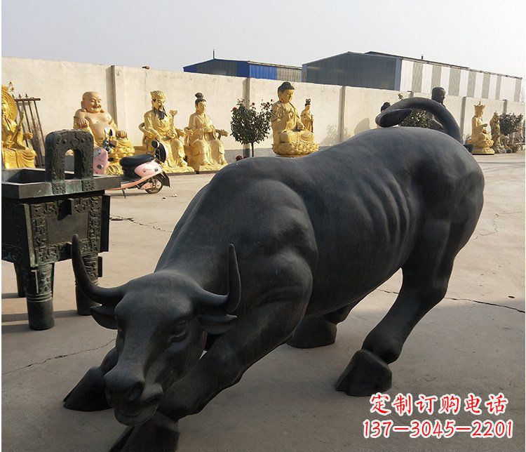 山西铜雕牛广场动物景观摆件 (6)