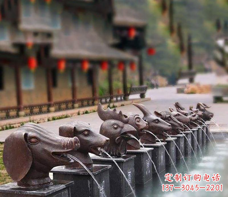山西铜雕喷泉