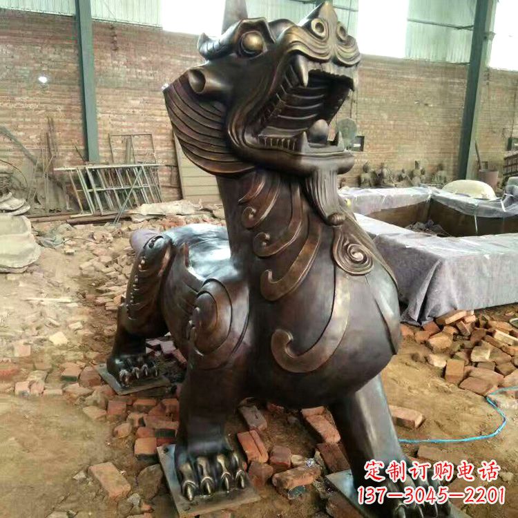山西铜雕貔貅镇宅辟邪