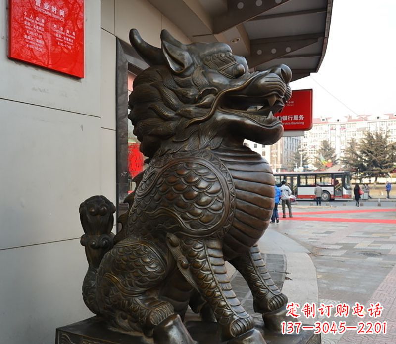 山西铜雕麒麟