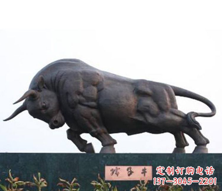 山西铜雕孺子牛动物雕塑