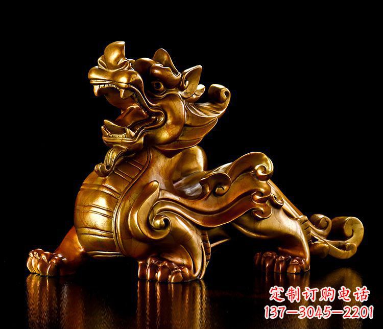 山西铜雕瑞兽貔貅