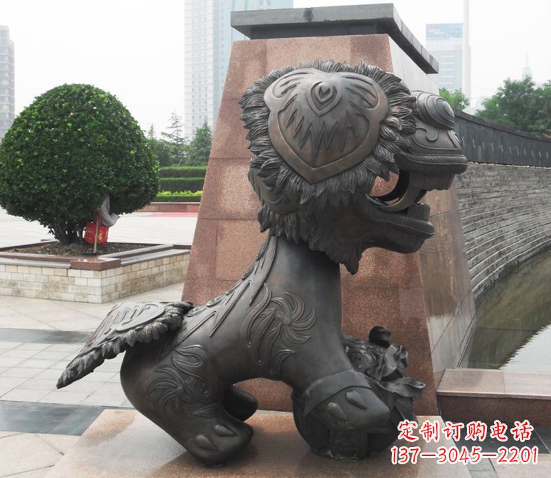 山西铜雕狮子
