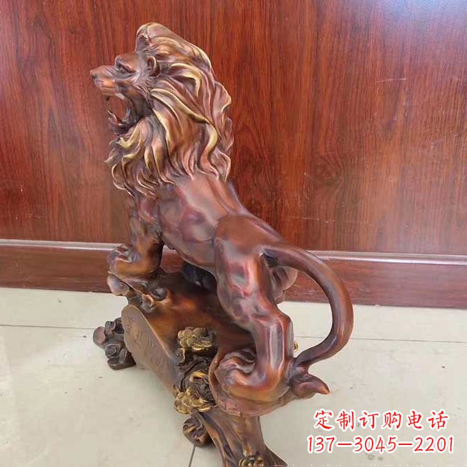 山西铜雕狮子动物雕塑摆件