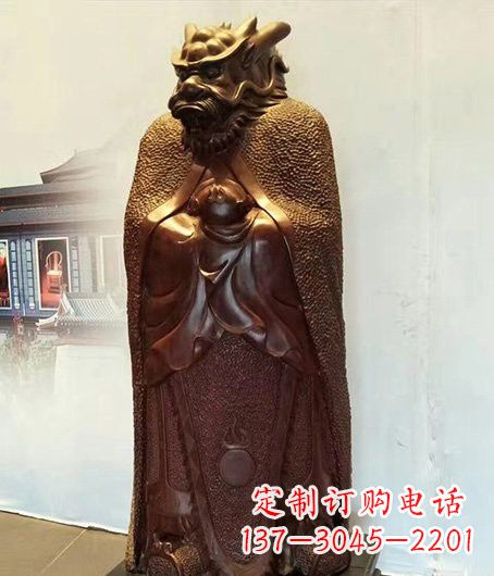 山西铜雕兽首人身十二生肖