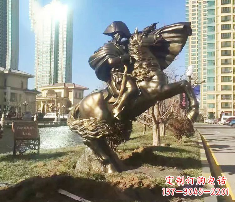 山西铜雕西方骑马雕塑人物